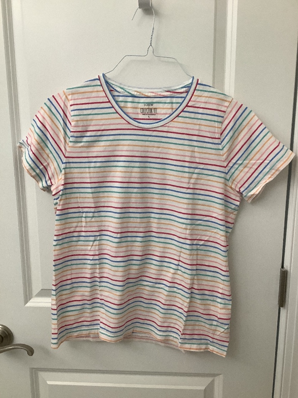 J Crew women’s short sleeve t shirt, excellent condition, size Large